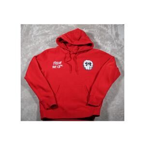 Friday The 13th Hoodie Mens XL Red Jason Mask Horror Movie Graphic Shoe Palace